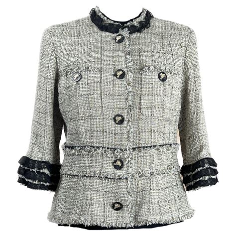 chanel jacket ruffle